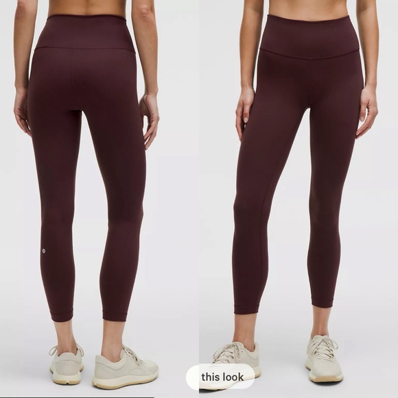 lululemon athletica Pants - NWT Lululemon Wunder Train High-Rise Tight 25" Goodnight Plum Size 6